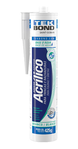 Adesivo Selador de Trincas 425g Branco Tekbond