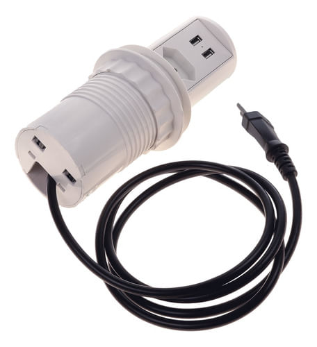 MINI TOTEM MAN POP 20A+2USB BRANCO QTMOV