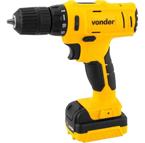 Parafusadeira e Furadeira de Impacto Bateria  Pfv120i Vonder