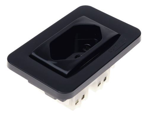Tomada Plus 20a Preto  Lumitek