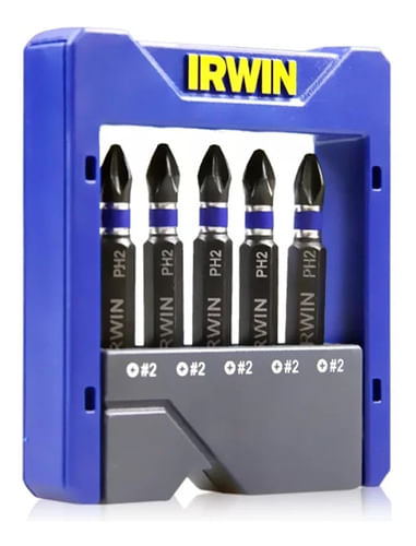 Jogo de Bits Pwr 5 Peças Ph2 1865325 Irwin