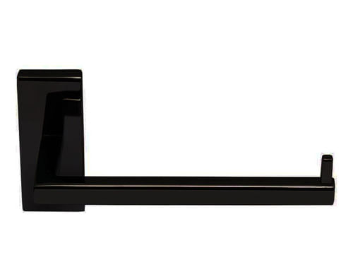 PAPELEIRA SIMPLES AYRA INOX PRETO FORMI