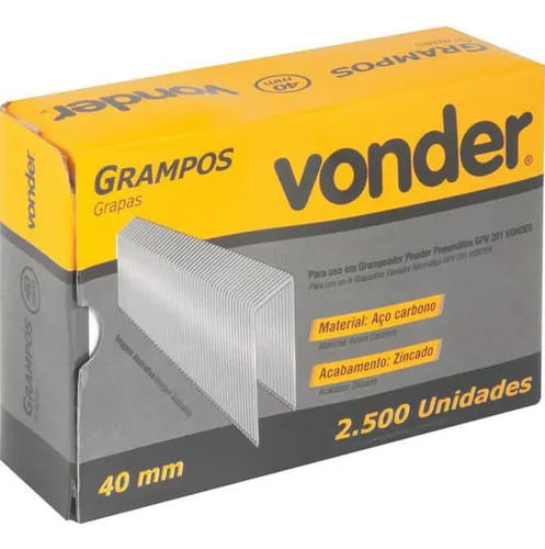 Grampo 40mm para Grampeador Gpv201 Vonder