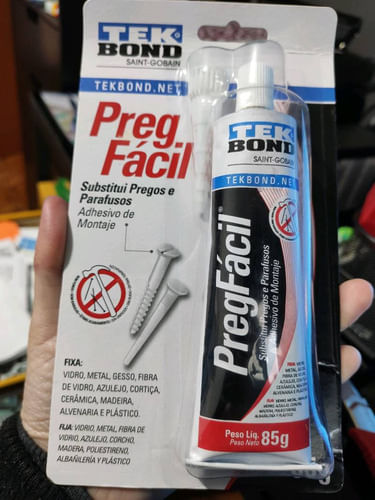 Cola Prega Facil 85g Blister Tekbond