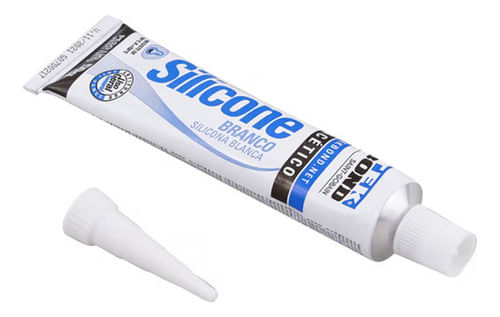 ADESIVO SILICONE ACETICO 50G BRANCO TEKBOND