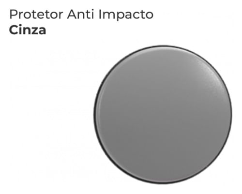 Protetor Anti Impacto Cinza Escuro Confort