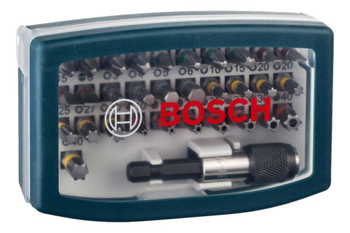 Kit de Pontas para Parafusar com 32 Unidades Bosch