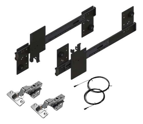 Sistema Rivelato Embutido 337mm Escamoteável 20 a 30mm Rometal