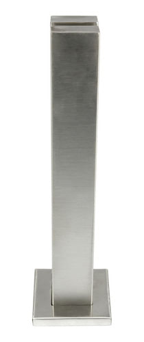 Coluna Torre Inox 304 30cm Inox Escovado Guarda Corpo Formi