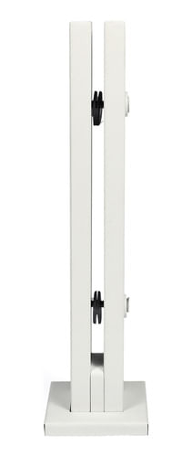 Coluna Torre Inox 304 30cm Inox Branco Guarda Corpo Formi