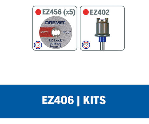 SET DE DISCOS DE CORTE 6 PEÇAS MODELO EZ406 DREMEL
