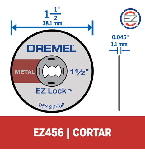 Disco de Corte de 38.1mm com Espessura de 1.1mm Dremel