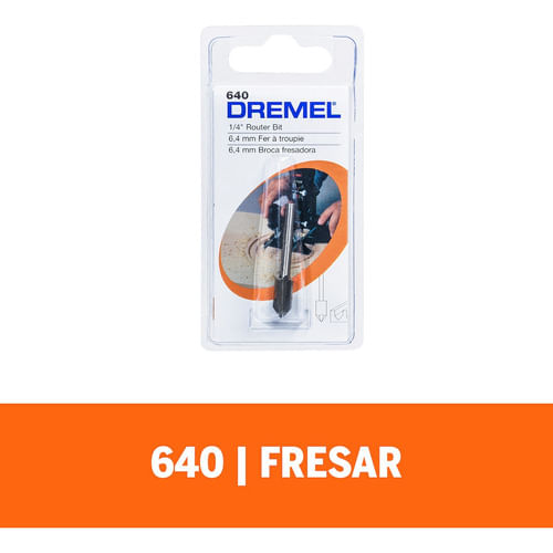 Fresa de Ranhuras e / V En Madeira Dremel