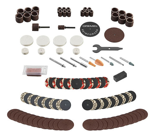 Kit de Acessórios de Micro Retífica 110 Peças Dremel