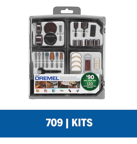 Kit de Acessórios de Micro Retífica 110 Peças Dremel