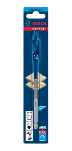 Broca Chata Encaixe Hexagonal Ø12mm X 152mm 1/4 Speed Bosch