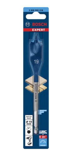 Broca Chata Encaixe Hexagonal Ø19mm X 152mm 1/4 Speed Bosch