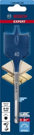 Broca Chata Encaixe Hexagonal Ø40mm X 152mm 1/4 Speed Bosch