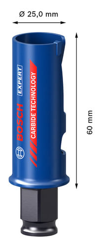 SERRA COPO 25MM EXPERT MULTIMATERIAL POWER CHANGE BOSCH
