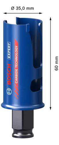 Serra Copo 35mm Expert Multimaterial Power Change Bosch