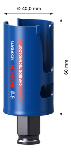 Serra Copo 40mm Expert Multimaterial Power Change Bosch