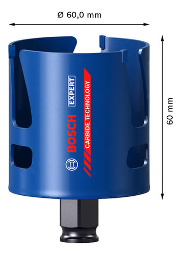 SERRA COPO 60MM EXPERT MULTIMATERIAL POWER CHANGE BOSCH