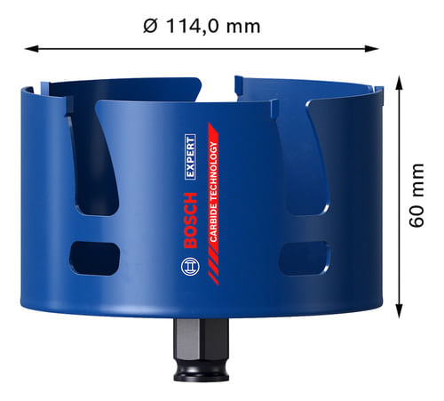 Serra Copo 114mm Expert Multimaterial Power Change Bosch