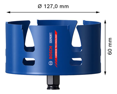 SERRA COPO 127MM EXPERT MULTIMATERIAL POWER CHANGE BOSCH