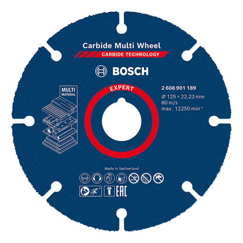 Disco de Corte Expert Carbide Multi-wheel 125mm Bosch