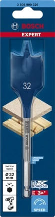 Broca Chata Encaixe Hexagonal Ø32mm X 152mm 1/4 Speed Bosch