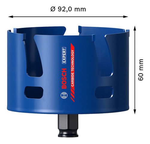 SERRA COPO 92MM EXPERT MULTIMATERIAL POWER CHANGE BOSCH