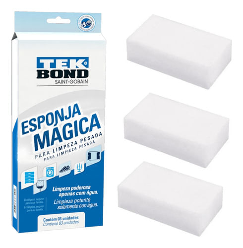 Esponja Magica 3 Unidades Tekbond