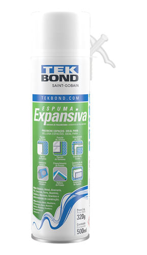 Espuma Expansiva Uso Geral 320g 500ml Tekbond