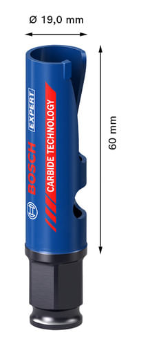 Serra Copo 19mm Expert Multimaterial Power Change Bosch