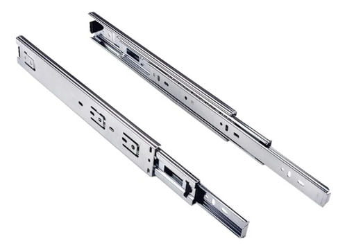 Corrediça Telescópica 50cm Larga H45 35kg Renna