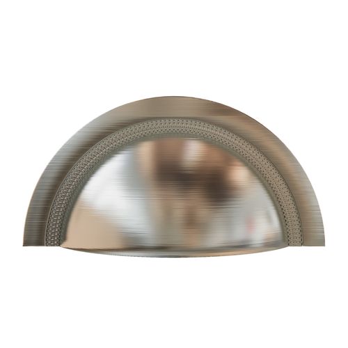 Puxador Concha Shell 64mm Cromo Escovado Zen