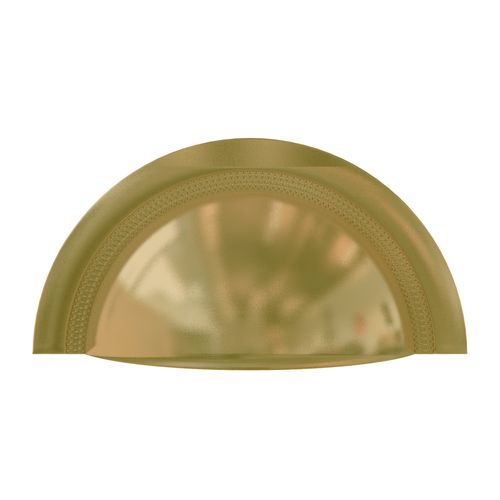 Puxador Concha Shell 64mm Dourado Matte Zen