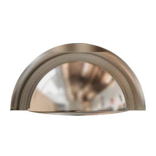 Puxador Concha Shell 48mm Níquel Escovado Zen