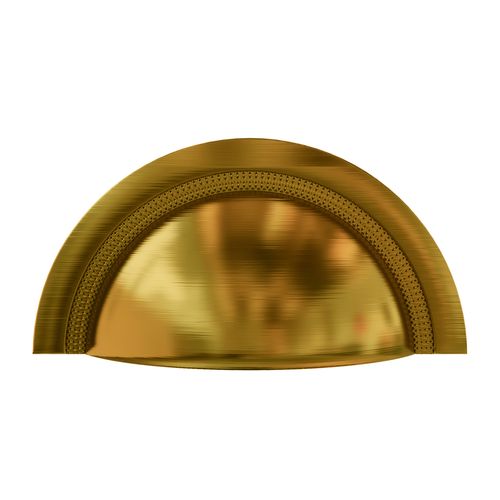 Puxador Concha Shell 48mm Gold Escovado Zen