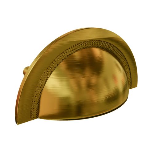 Puxador Concha Shell 48mm Gold Escovado Zen