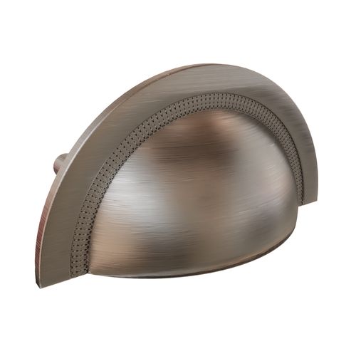 Puxador Concha Shell 48mm Níquel Velho Zen
