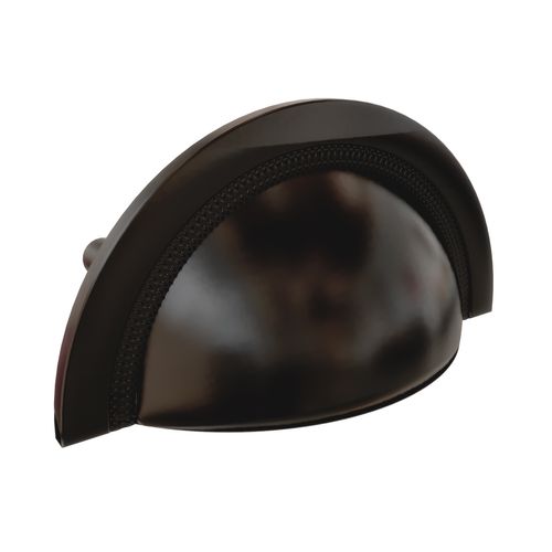 PUXADOR CONCHA SHELL 64MM PRETO ZEN