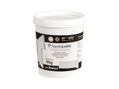 MASSA PREMIUM BRANCA COM 90G SANTA LUZIA