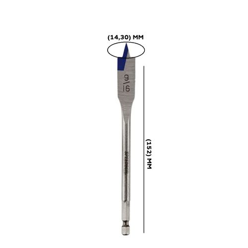 BROCA CHATA 9/16" X 6" BLUE GROOVE STANDARD IW14002 IRWIN IRWIN
