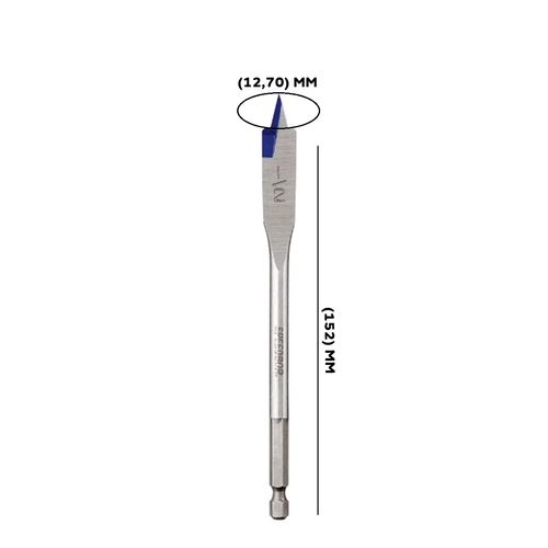 BROCA CHATA 1/2" X 6" BLUE GROOVE STANDARD IW14001 IRWIN
