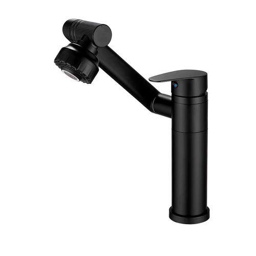 Torneira Misturador Articulado Qsm-b9012  com Ducha Preta Telca
