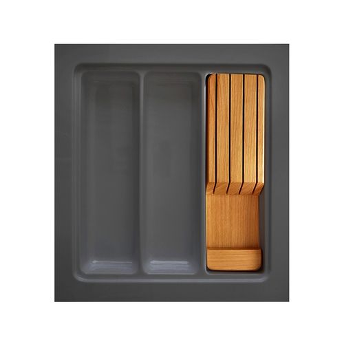 Divisor de Talheres Og-114 46cm X 50,5cm Cinza com Faqueiro Marcoplast