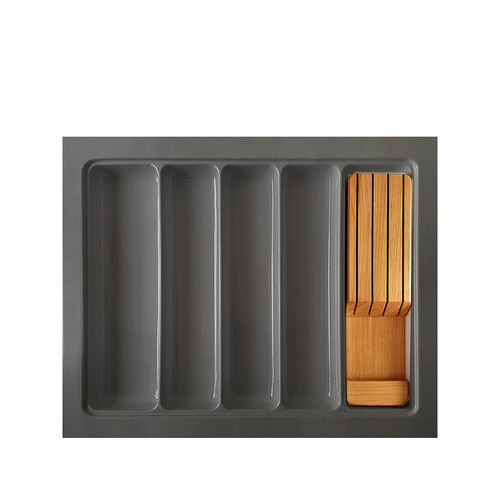 Divisor de Talheres Og-152 67cm X 53cm Cinza com Faqueiro Marcoplast