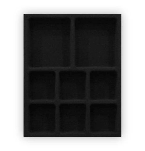 Porta Jóia Pj 03 29cm X 36,5cm Preto Aveludado Marcoplast