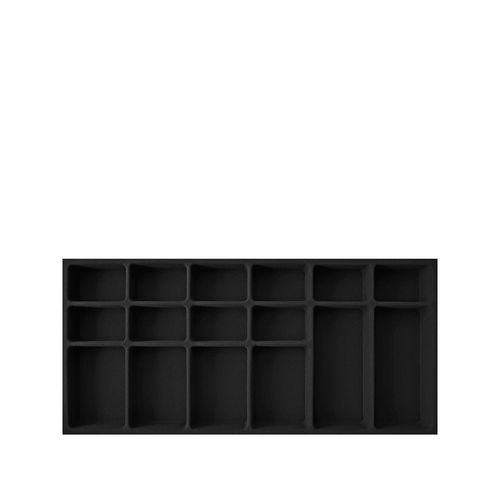 PORTA JÓIA PJ 04 78,5CM X 36,6CM PRETO AVELUDADO MARCOPLAST